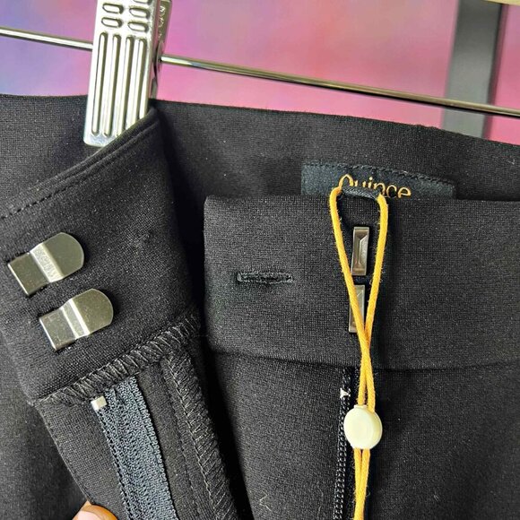 NWT!  Quince Ultra-Stretch Ponte Trouser, Black, Size 0 - Picture 5 of 10